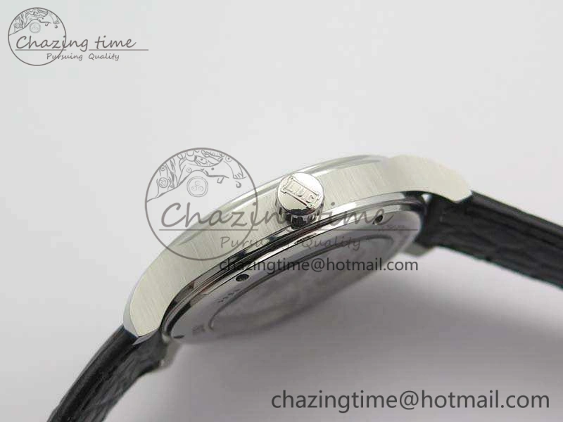 L.U.C 168544-3002 SS FKF 1:1 Best Edition Silver Dial On Black Leather Strap L.U.C 1.010.