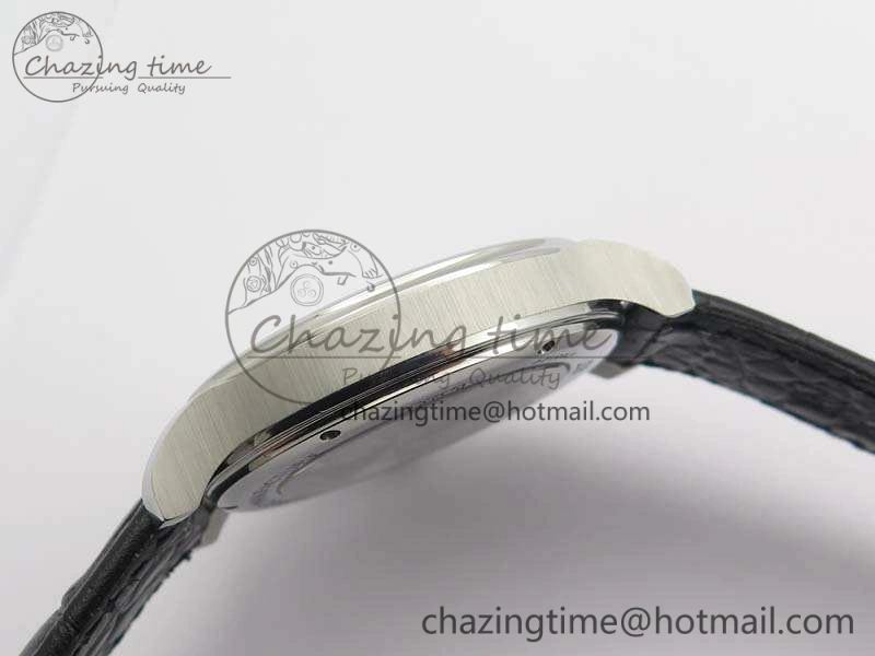 L.U.C 168544-3002 SS FKF 1:1 Best Edition Silver Dial On Black Leather Strap L.U.C 1.010.