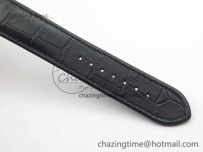 L.U.C 168544-3002 SS FKF 1:1 Best Edition Silver Dial On Black Leather Strap L.U.C 1.010.