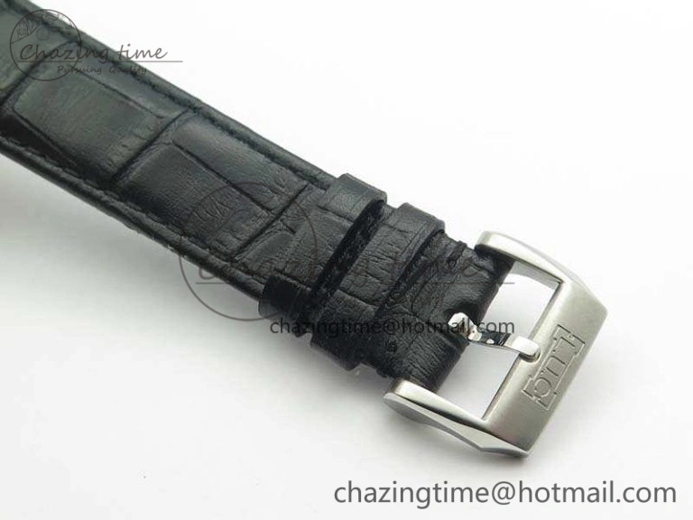 L.U.C 168544-3002 SS FKF 1:1 Best Edition Silver Dial On Black Leather Strap L.U.C 1.010.