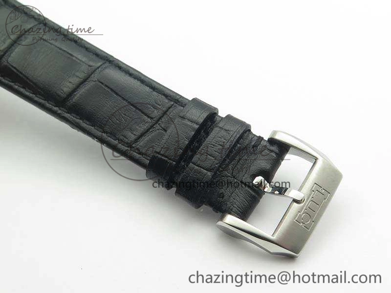 L.U.C 168544-3002 SS FKF 1:1 Best Edition Silver Dial On Black Leather Strap L.U.C 1.010.