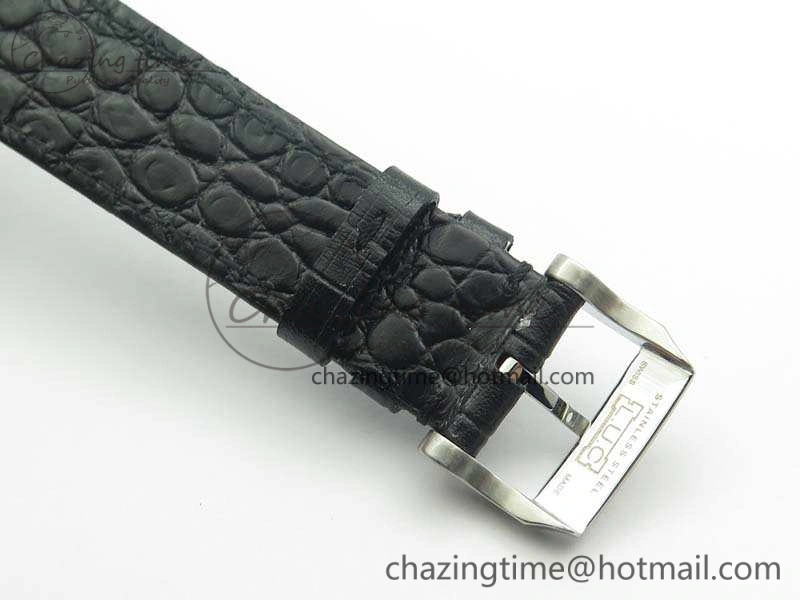 L.U.C 168544-3002 SS FKF 1:1 Best Edition Silver Dial On Black Leather Strap L.U.C 1.010.