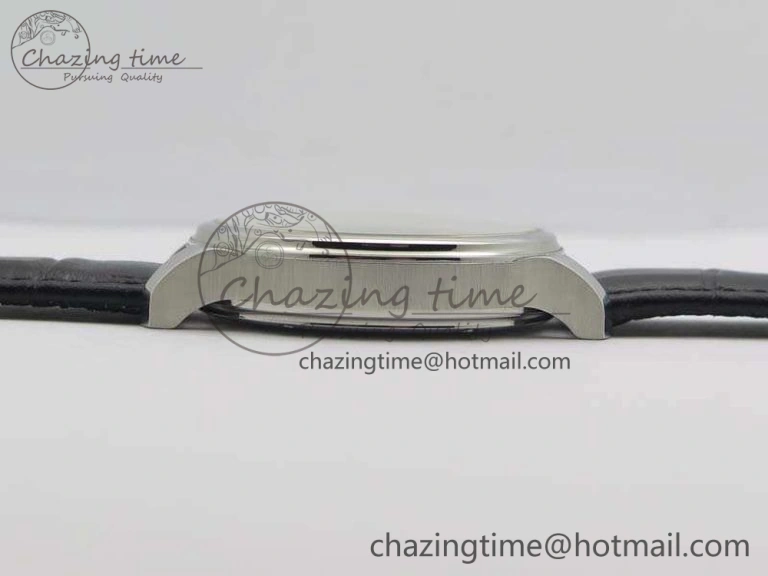 L.U.C 168544-3002 SS FKF 1:1 Best Edition Silver Dial On Black Leather Strap L.U.C 1.010.