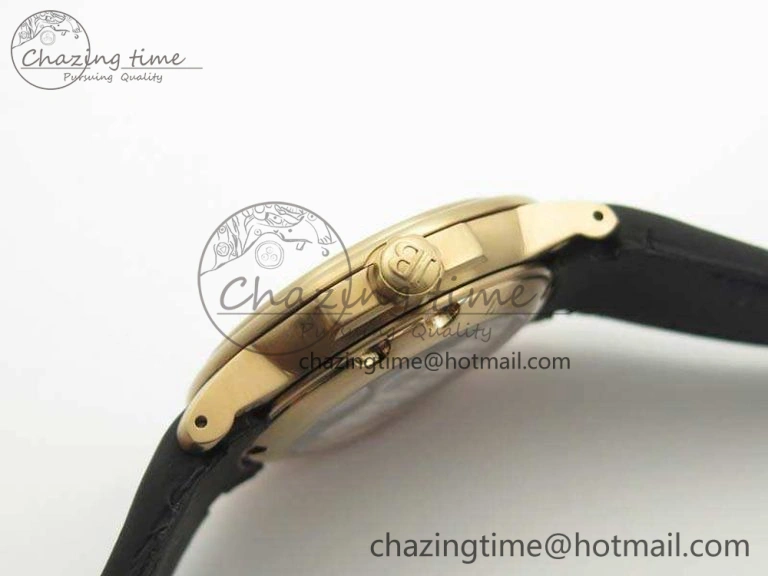 LEMAN 2850B RG 1:1 Best Edition Black Dial On Black Rubber Strap Cal.6950