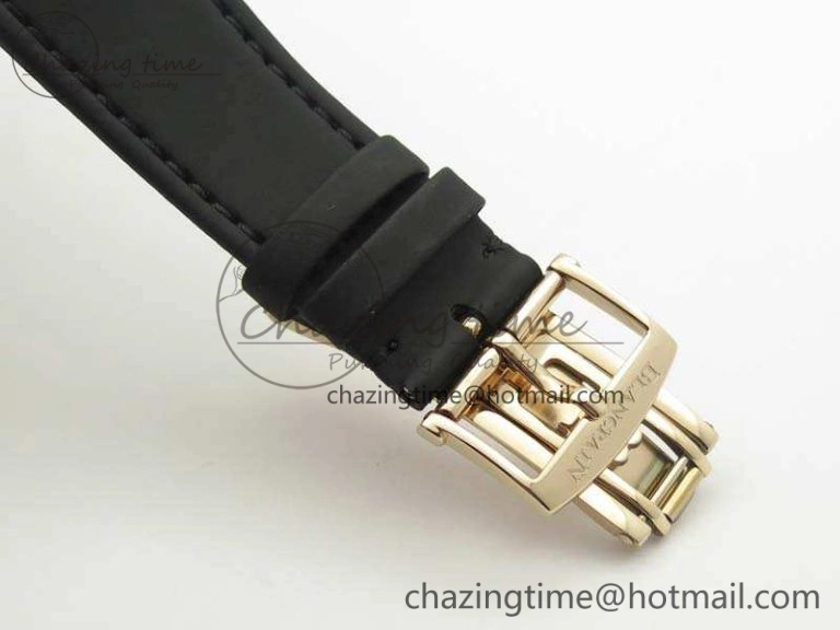 LEMAN 2850B RG 1:1 Best Edition Black Dial On Black Rubber Strap Cal.6950