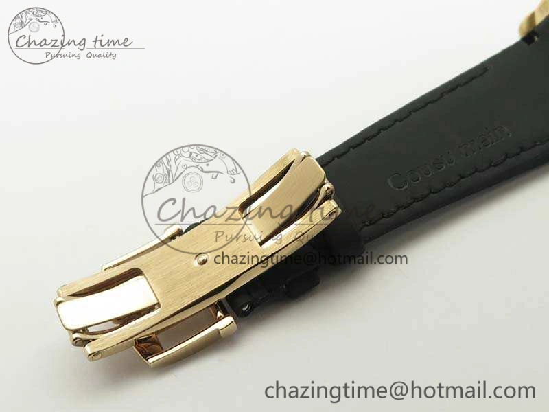 LEMAN 2850B RG 1:1 Best Edition Black Dial On Black Rubber Strap Cal.6950
