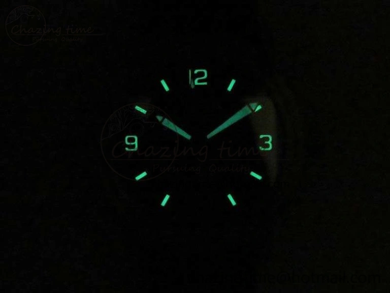 LEMAN 2850B RG 1:1 Best Edition Black Dial On Black Rubber Strap Cal.6950