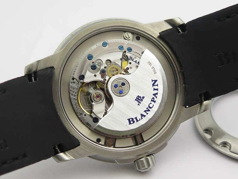 LEMAN 2850B SS 1:1 Best Edition Black Dial On Black Rubber Strap Cal.6950