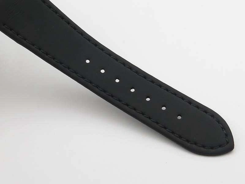 LEMAN 2850B SS 1:1 Best Edition Black Dial On Black Rubber Strap Cal.6950