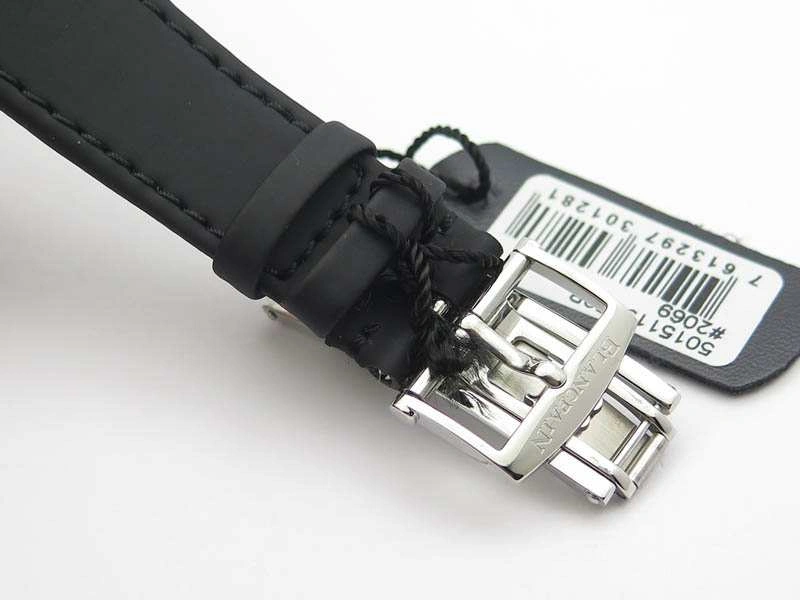 LEMAN 2850B SS 1:1 Best Edition Black Dial On Black Rubber Strap Cal.6950
