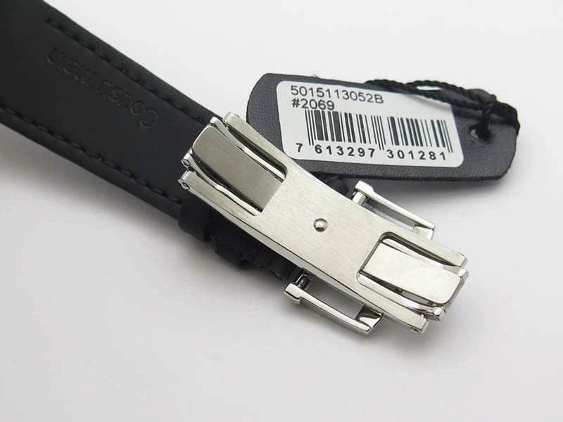 LEMAN 2850B SS 1:1 Best Edition Black Dial On Black Rubber Strap Cal.6950