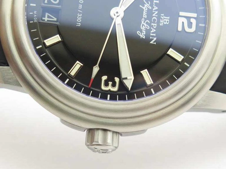LEMAN 2850B SS 1:1 Best Edition Black Dial On Black Rubber Strap Cal.6950