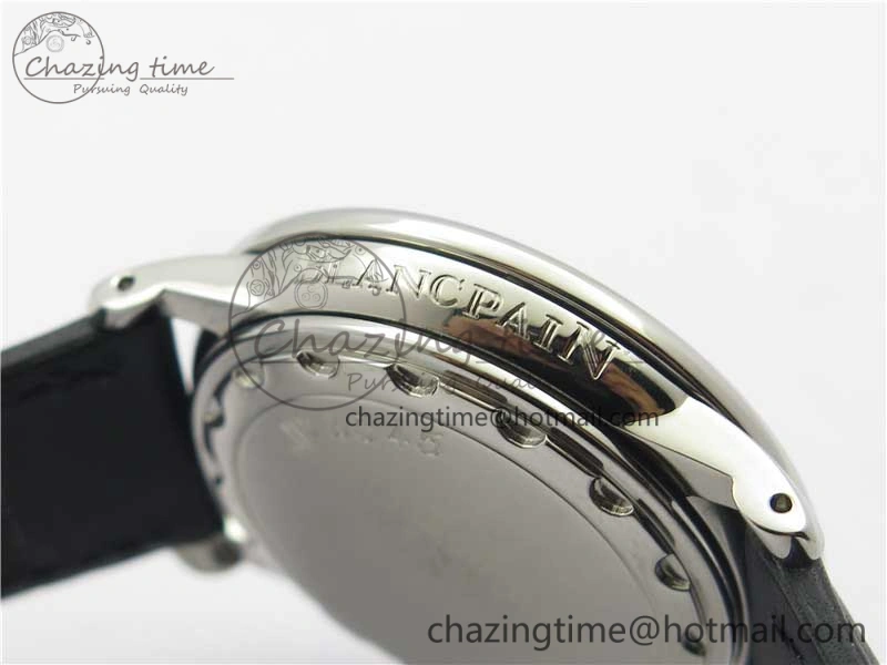 LEMAN Automatic SS 3AF Best Edition Black Dial on Black Leather Strap MIYOTA 9015
