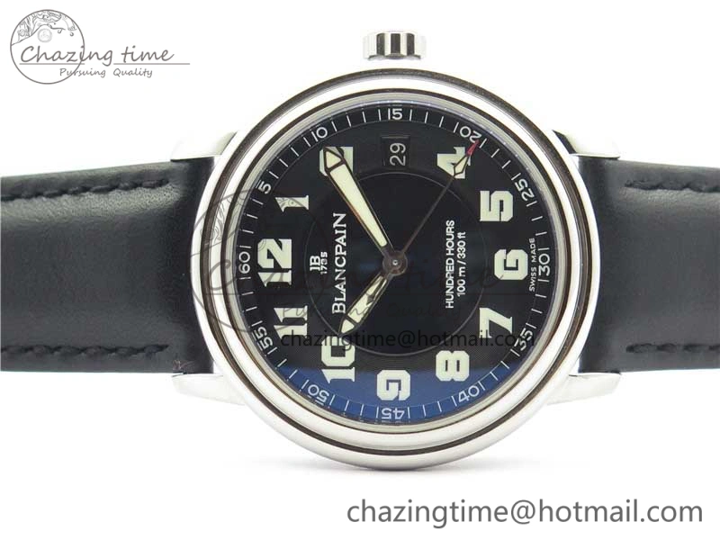 LEMAN Automatic SS 3AF Best Edition Black Dial on Black Leather Strap MIYOTA 9015