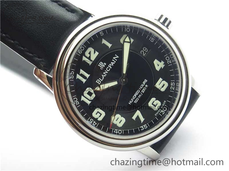 LEMAN Automatic SS 3AF Best Edition Black Dial on Black Leather Strap MIYOTA 9015
