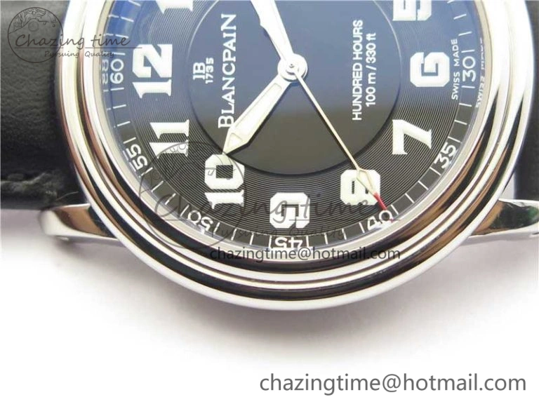 LEMAN Automatic SS 3AF Best Edition Black Dial on Black Leather Strap MIYOTA 9015