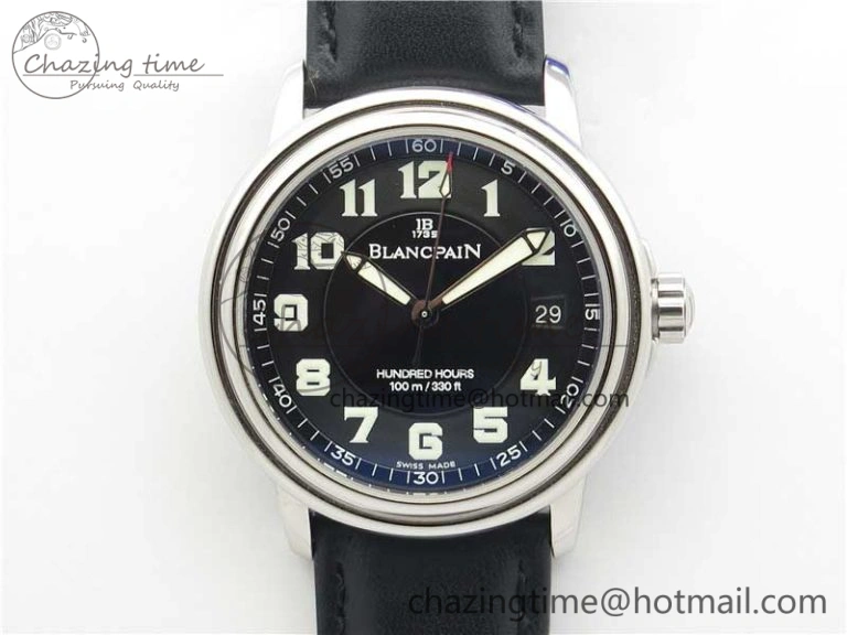 LEMAN Automatic SS 3AF Best Edition Black Dial on Black Leather Strap MIYOTA 9015