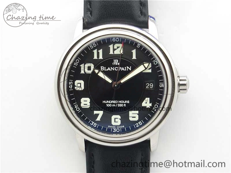 LEMAN Automatic SS 3AF Best Edition Black Dial on Black Leather Strap MIYOTA 9015