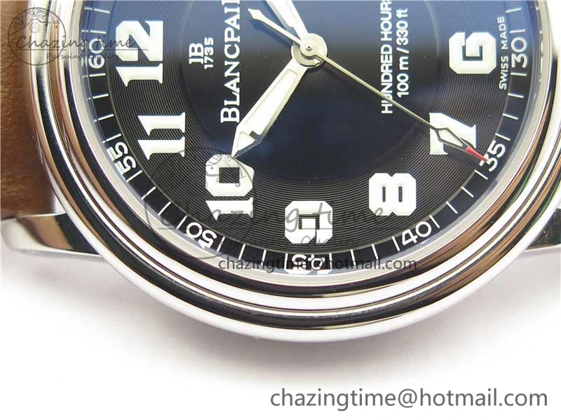 LEMAN Automatic SS 3AF Best Edition Black Dial on Brown Leather Strap MIYOTA 9015