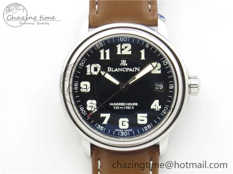 LEMAN Automatic SS 3AF Best Edition Black Dial on Brown Leather Strap MIYOTA 9015