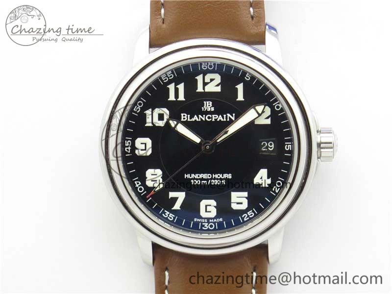 LEMAN Automatic SS 3AF Best Edition Black Dial on Brown Leather Strap MIYOTA 9015