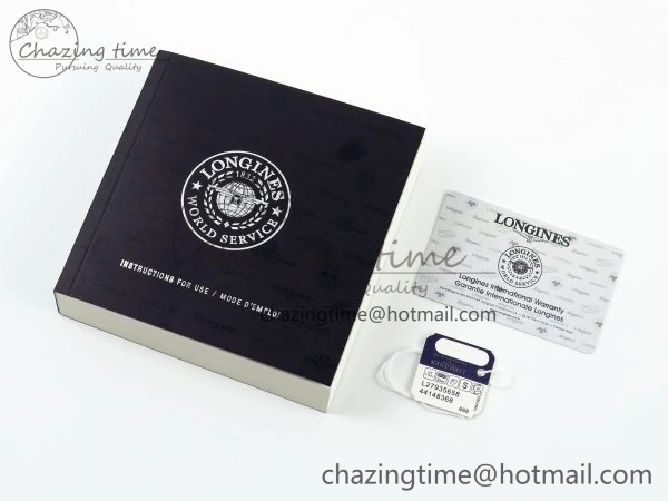 LONGINES BOXSET WITH CARD & PAPERS