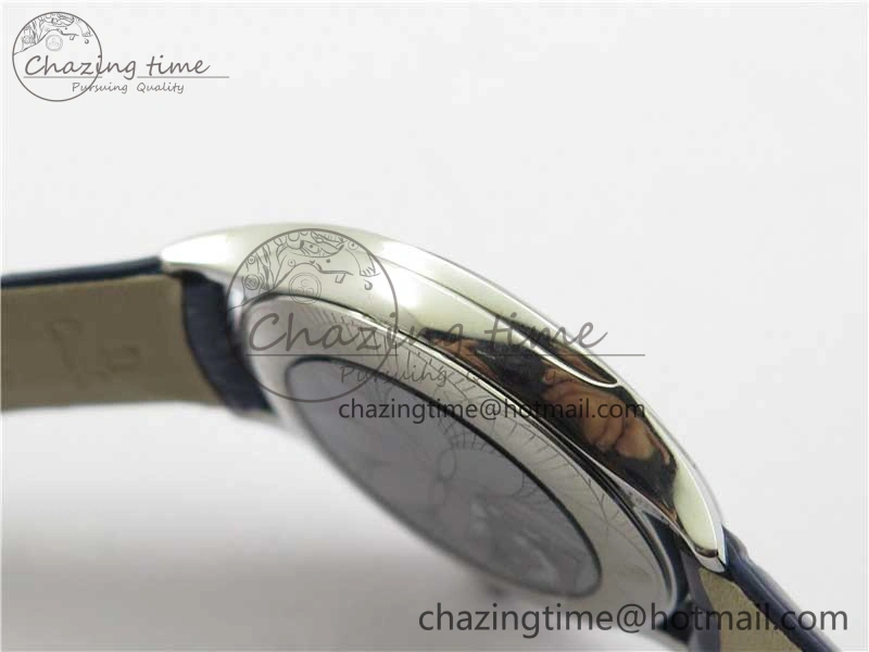 Ladies’ De Ville Trésor Diamond Blue Dial Blue Fabric Watch OXF 1:1 Best Edition Swiss Quartz