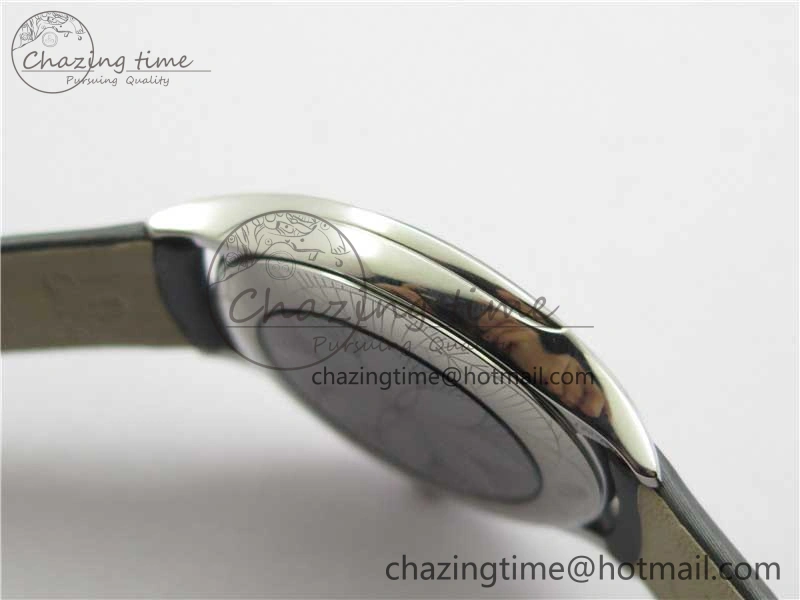 Ladies’ De Ville Trésor Diamond White Dial Gray Fabric Watch OXF 1:1 Best Edition Swiss Quartz