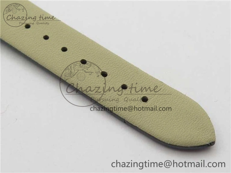 Ladies’ De Ville Trésor Diamond White Dial Gray Fabric Watch OXF 1:1 Best Edition Swiss Quartz