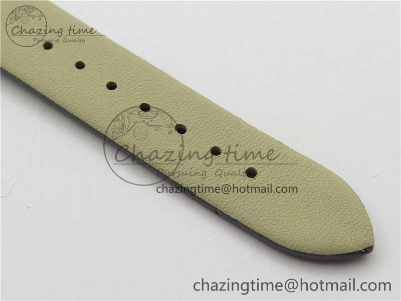 Ladies’ De Ville Trésor Diamond White Dial Gray Fabric Watch OXF 1:1 Best Edition Swiss Quartz
