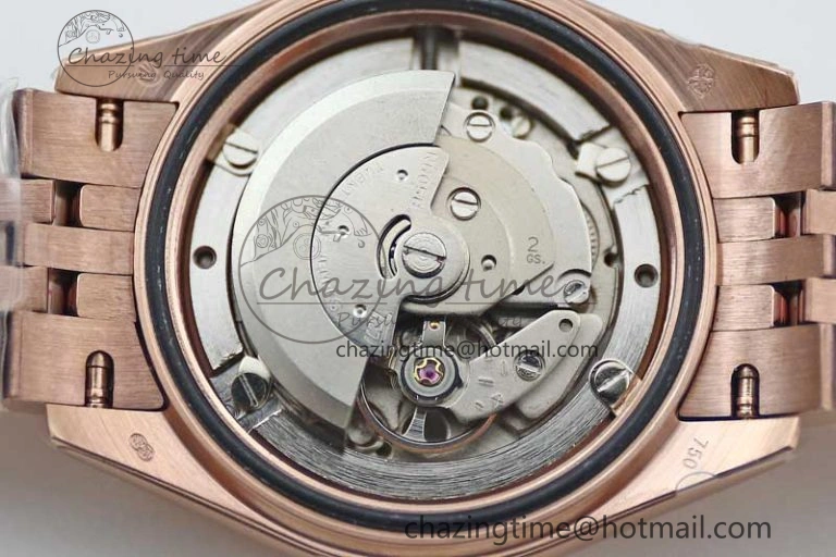 Lady DateJust 28 RG TWF 1:1 Best Edition Purple Dial Roman Markers on Jubilee Bracelet NH05