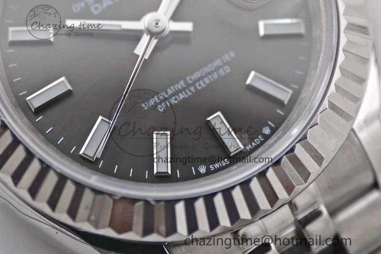 Lady DateJust 28 SS TWF 1:1 Best Edition 904L Steel Black Dial on President Bracelet NH05