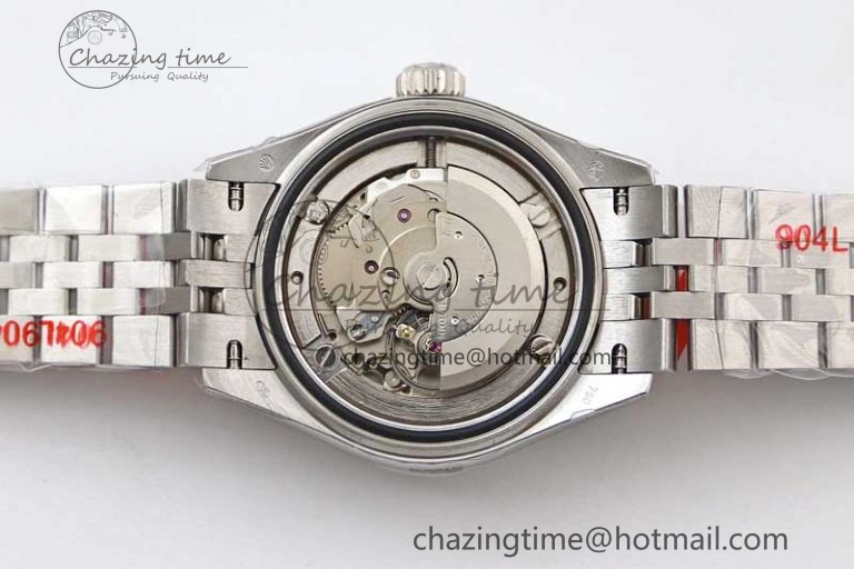 Lady DateJust 28 SS TWF 1:1 Best Edition 904L Steel Pink Dial Roman Markers on President Bracelet NH05