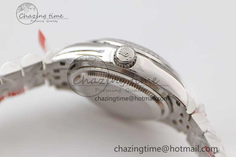 Lady DateJust 28 SS TWF 1:1 Best Edition 904L Steel Pink Dial Roman Markers on President Bracelet NH05