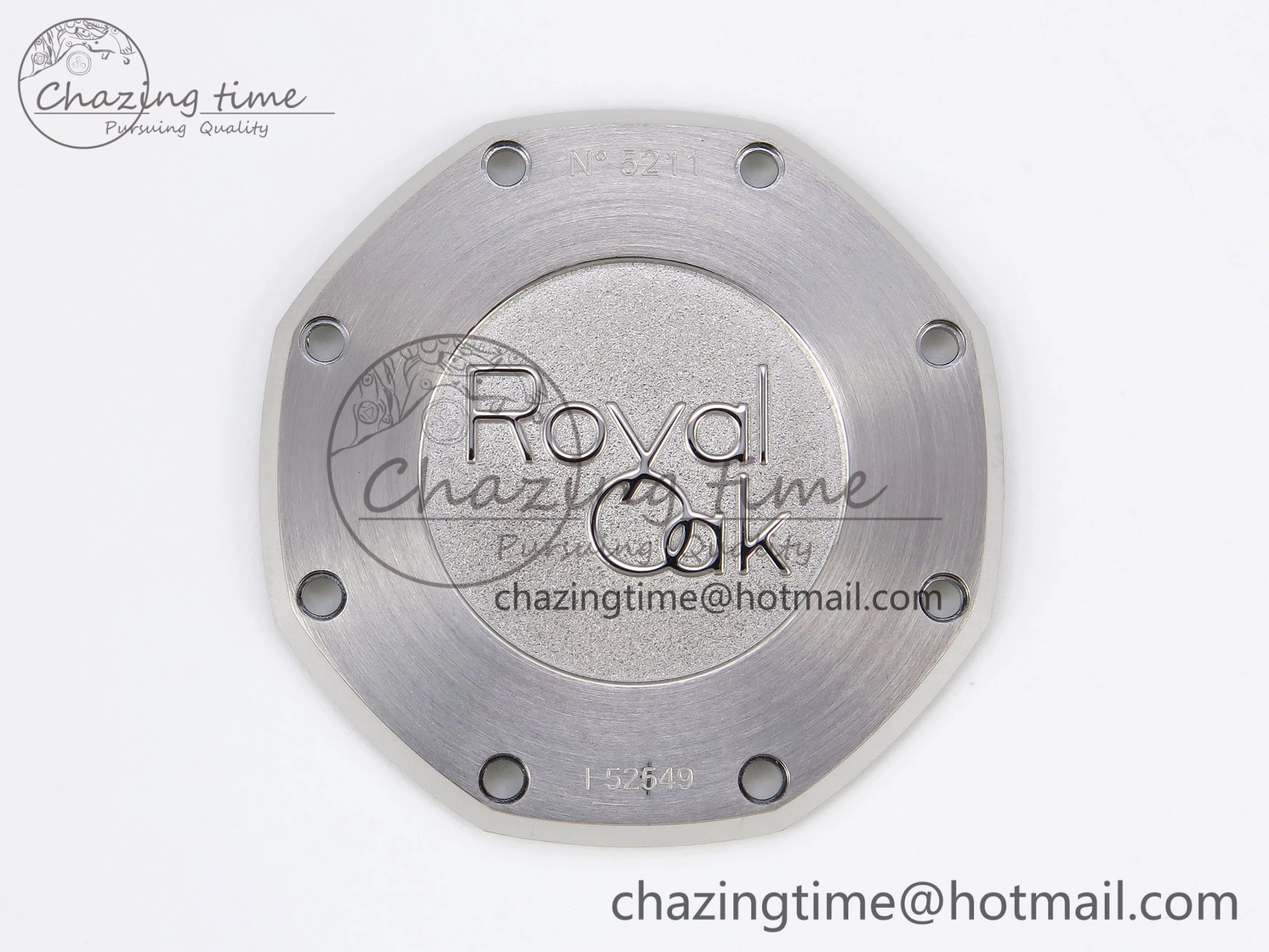 Lady Royal Oak 33mm 67651 Diamonds SS ZF 1:1 Best Edition White Textured Dial on SS Bracelet RONDA Quartz
