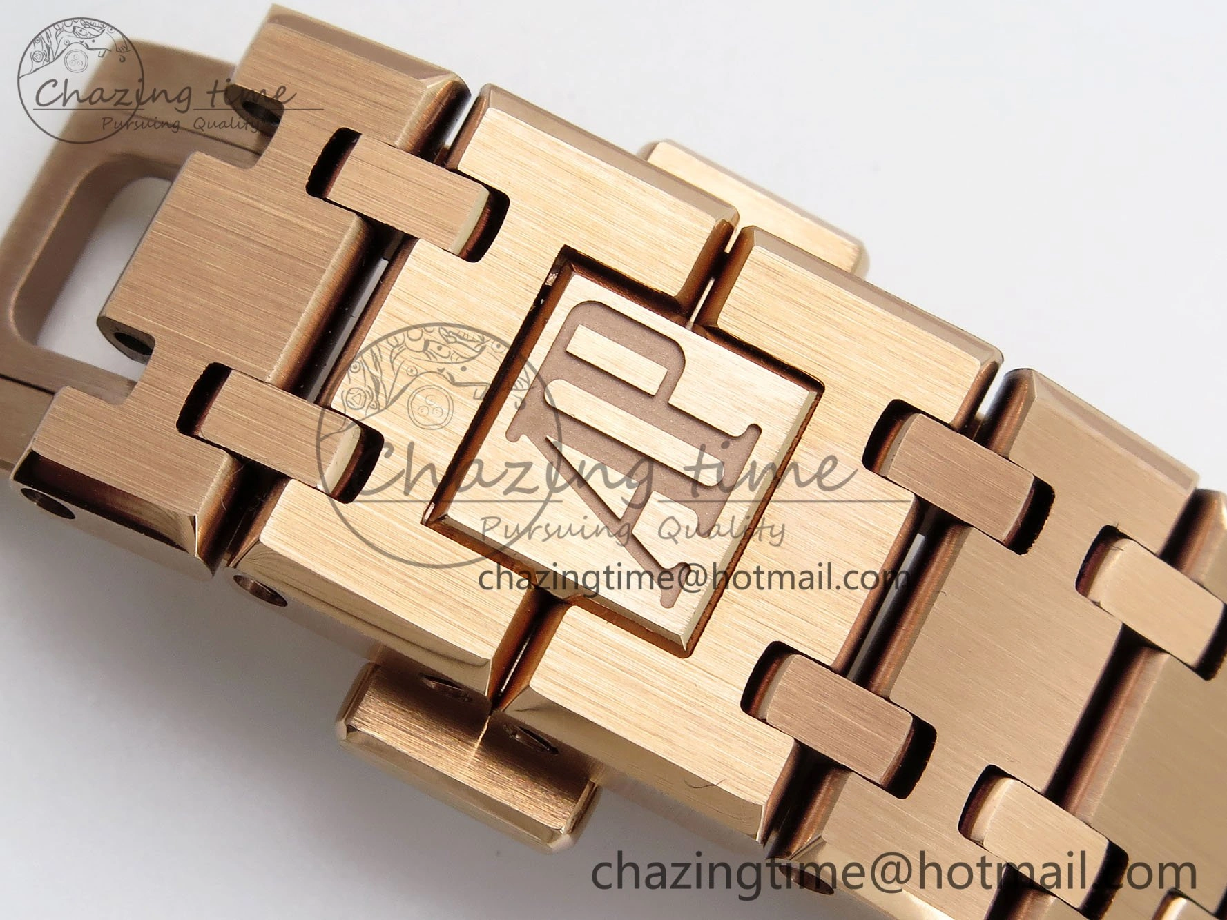 Lady Royal Oak 33mm 67651 RG ZF 1:1 Best Edition RG Textured Dial on RG Bracelet RONDA Quartz