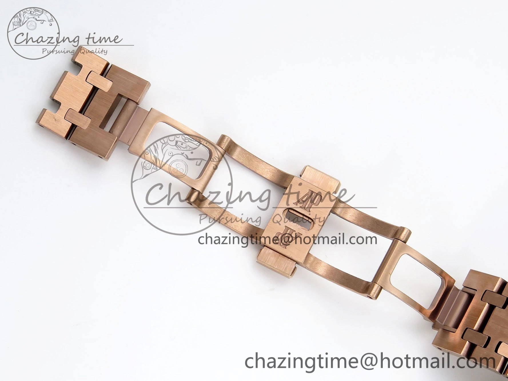 Lady Royal Oak 33mm 67651 RG ZF 1:1 Best Edition RG Textured Dial on RG Bracelet RONDA Quartz