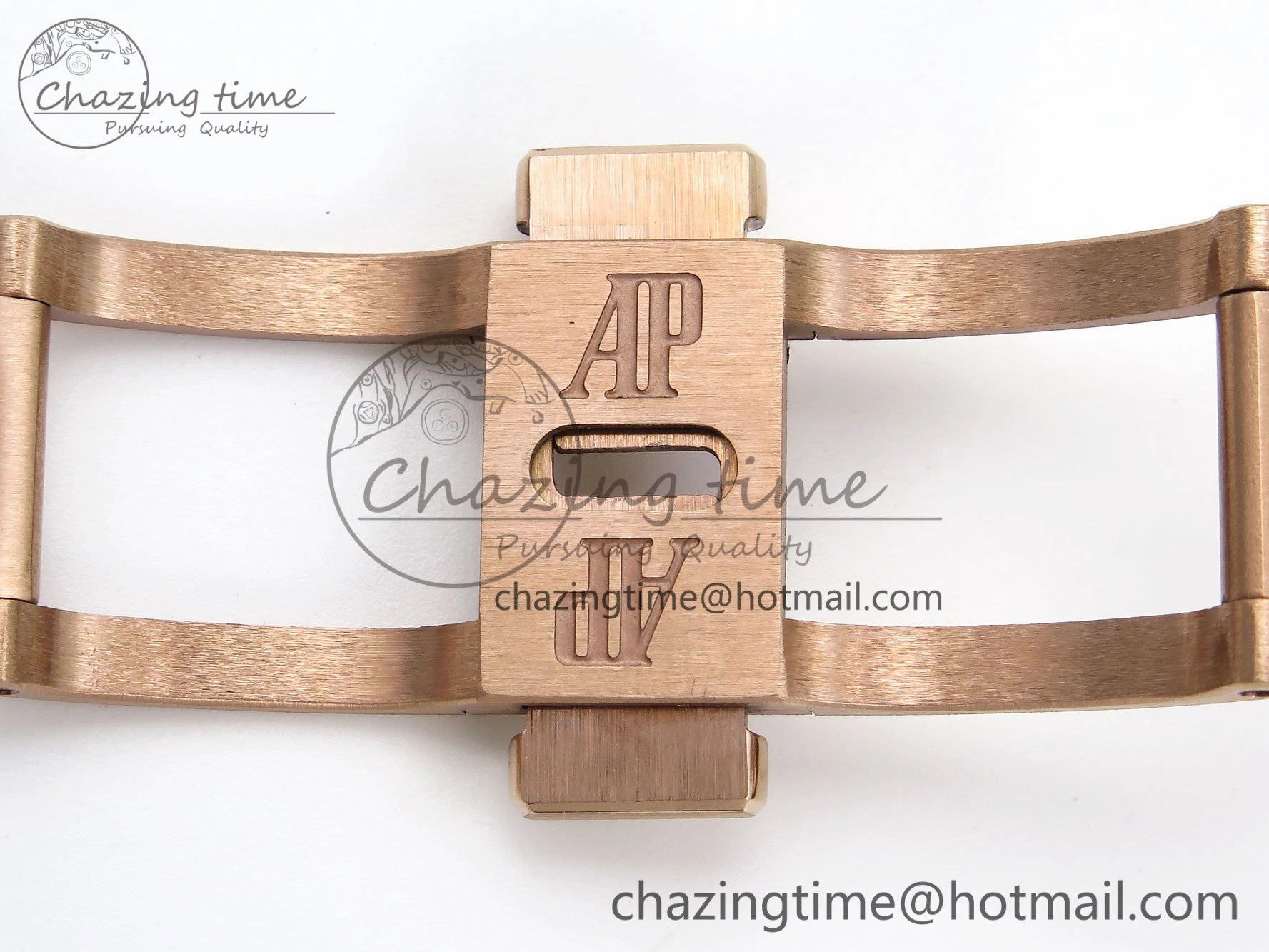 Lady Royal Oak 33mm 67651 RG ZF 1:1 Best Edition RG Textured Dial on RG Bracelet RONDA Quartz