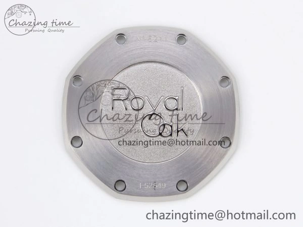 Lady Royal Oak 33mm 67651 SS ZF 1:1 Best Edition Blue Textured Dial on SS Bracelet RONDA Quartz