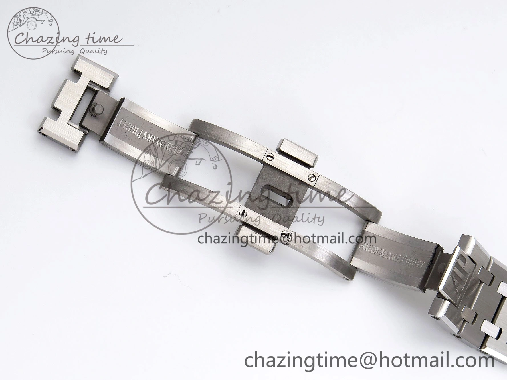 Lady Royal Oak 33mm 67651 SS ZF 1:1 Best Edition Blue Textured Dial on SS Bracelet RONDA Quartz