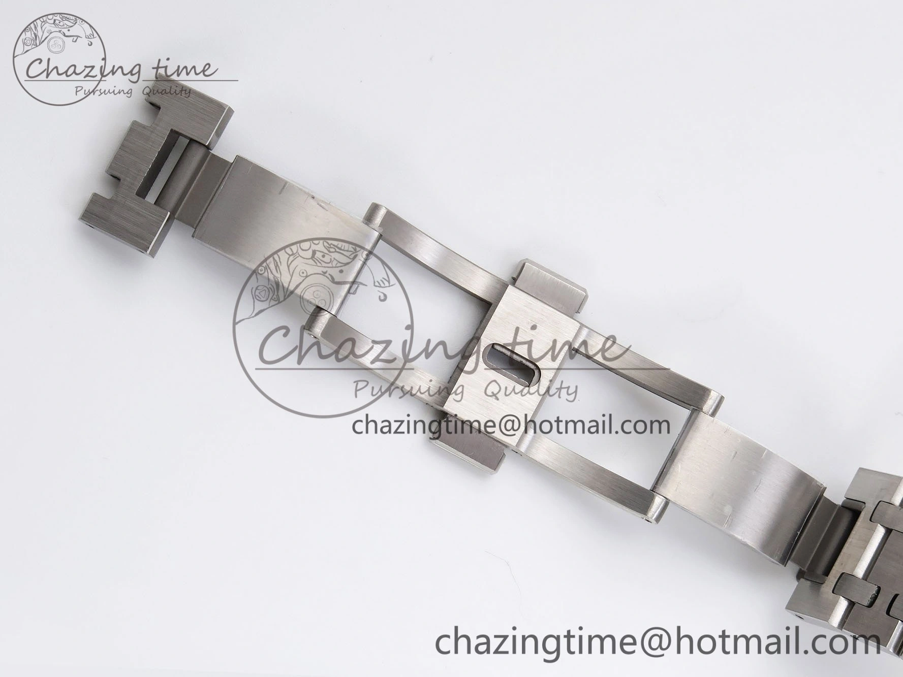 Lady Royal Oak 33mm 67651 SS ZF 1:1 Best Edition Blue Textured Dial on SS Bracelet RONDA Quartz