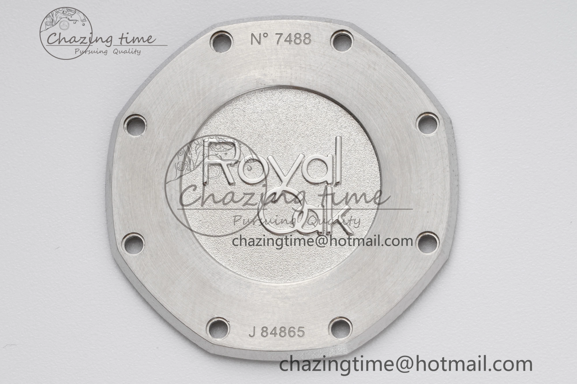 Lady Royal Oak 33mm SS Diamonds Bezel JJF 1:1 Best Edition Cream Dial on SS Bracelet ETA Quartz