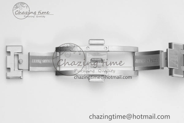 Lady Royal Oak 33mm SS Diamonds Bezel JJF 1:1 Best Edition Cream Dial on SS Bracelet ETA Quartz