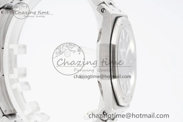 Lady Royal Oak 33mm SS JJF 1:1 Best Edition Black Dial on SS Bracelet ETA Quartz
