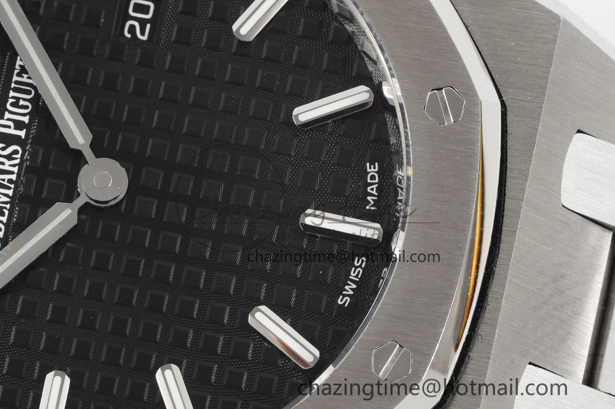Lady Royal Oak 33mm SS JJF 1:1 Best Edition Black Dial on SS Bracelet ETA Quartz