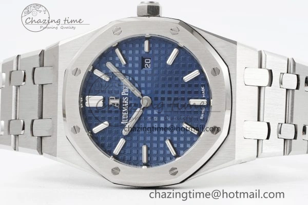 Lady Royal Oak 33mm SS JJF 1:1 Best Edition Blue Dial on SS Bracelet ETA Quartz