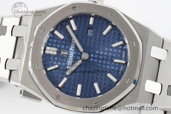 Lady Royal Oak 33mm SS JJF 1:1 Best Edition Blue Dial on SS Bracelet ETA Quartz
