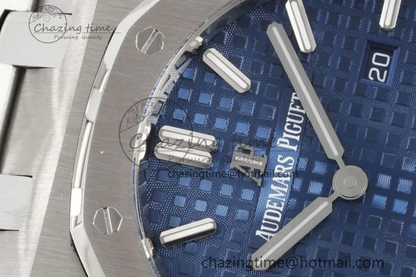 Lady Royal Oak 33mm SS JJF 1:1 Best Edition Blue Dial on SS Bracelet ETA Quartz