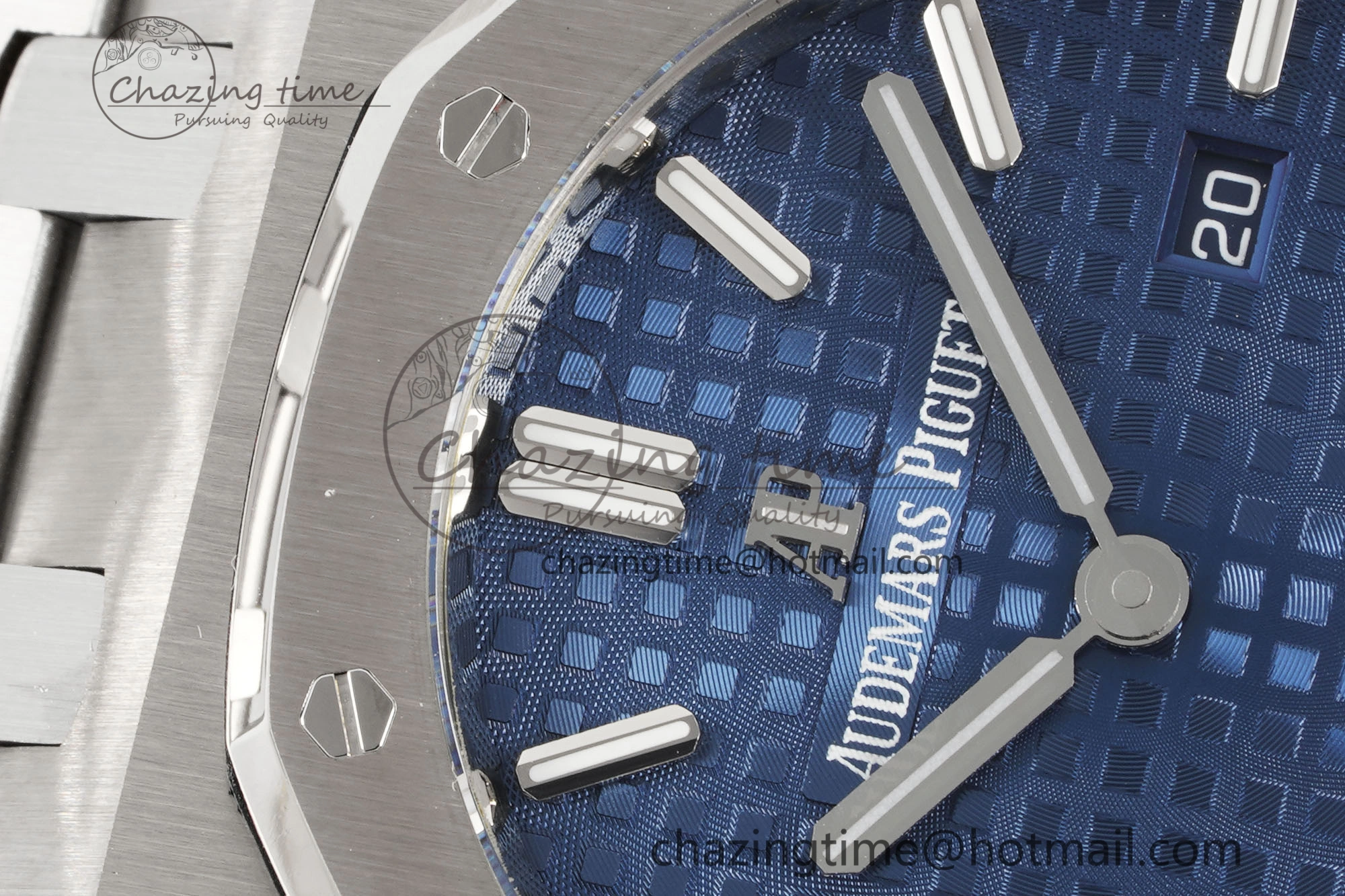 Lady Royal Oak 33mm SS JJF 1:1 Best Edition Blue Dial on SS Bracelet ETA Quartz