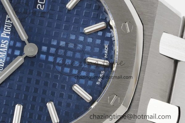Lady Royal Oak 33mm SS JJF 1:1 Best Edition Blue Dial on SS Bracelet ETA Quartz